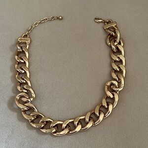Nordstrom Gold Chunky Curb Chain Necklace